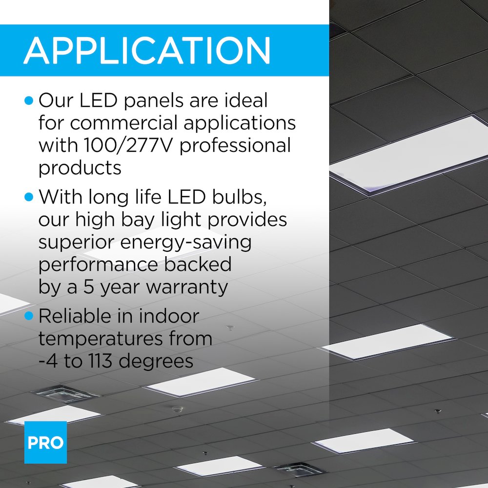 Integrated Led Shop Light (Set Of 2)