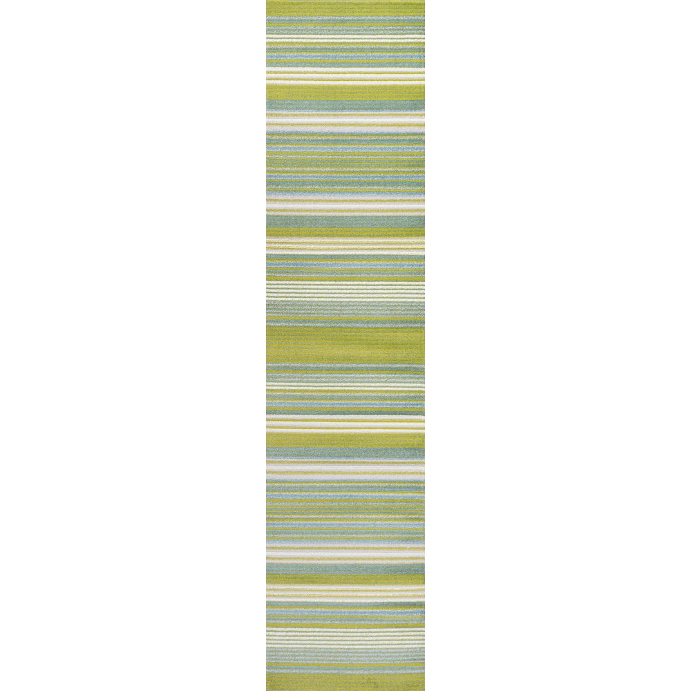 Duxbury Gradient Ticking Striped Area Rug