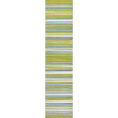 Duxbury Gradient Ticking Striped Area Rug