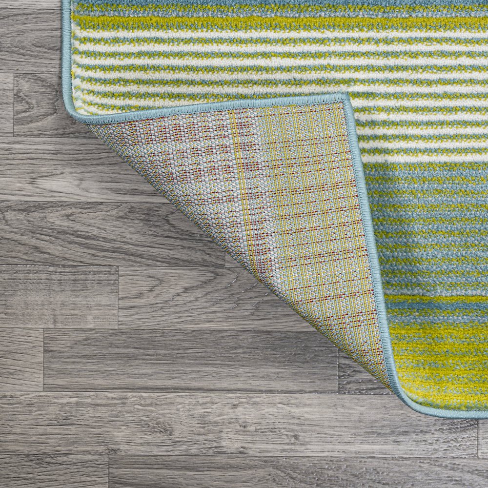 Duxbury Gradient Ticking Striped Area Rug