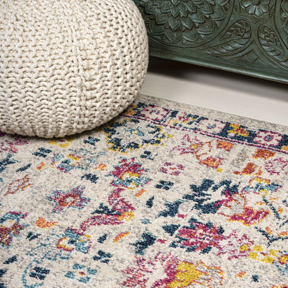 Alfombra Modern Persian Boho Floral Area Rug