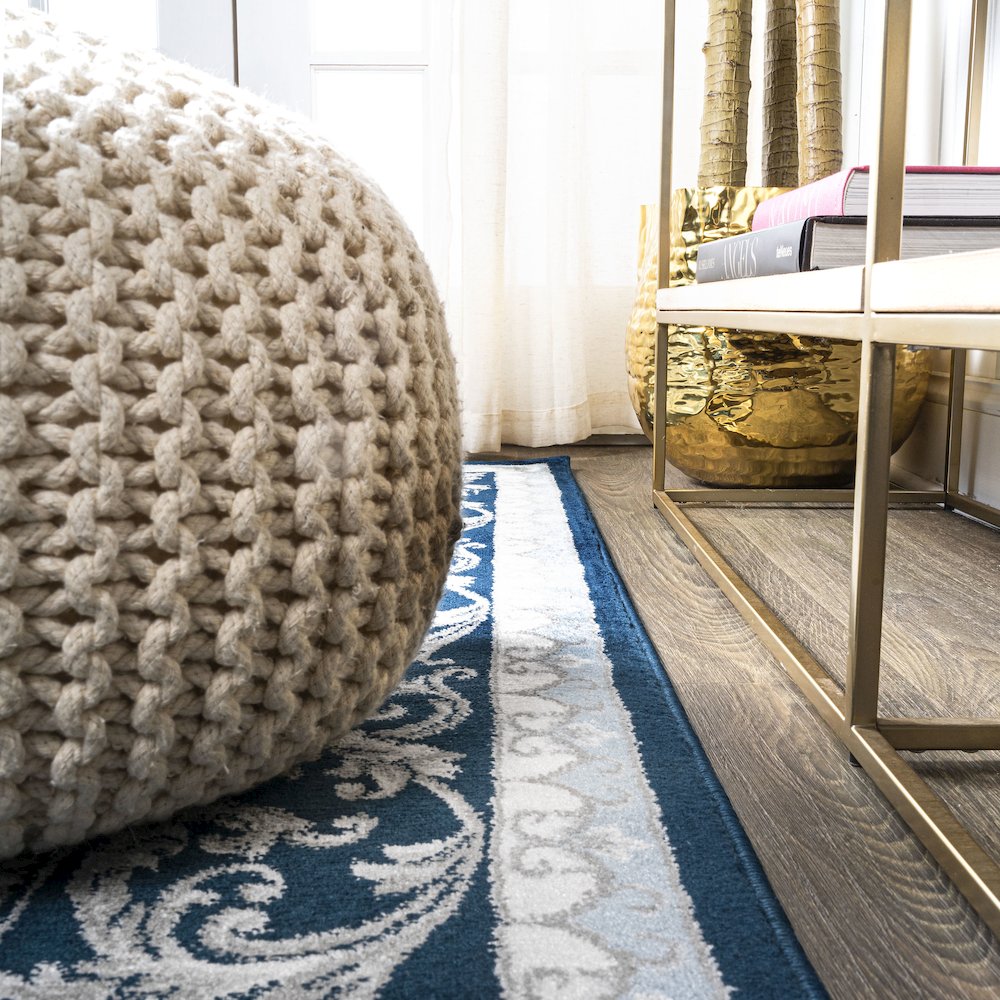 Acanthus French Border Area Rug