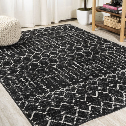 Moroccan Hype Boho Vintage Diamond Area Rug