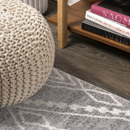 Rih Moroccan Style Diamond Area Rug