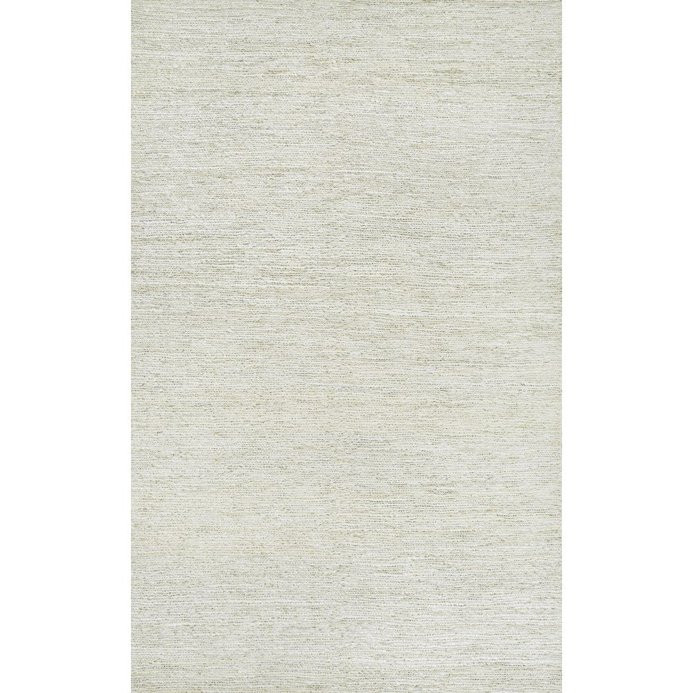 Griffin Rustic Farmhouse Woven Jute Solid Bleach 3 ft. x 5 ft. Area Rug