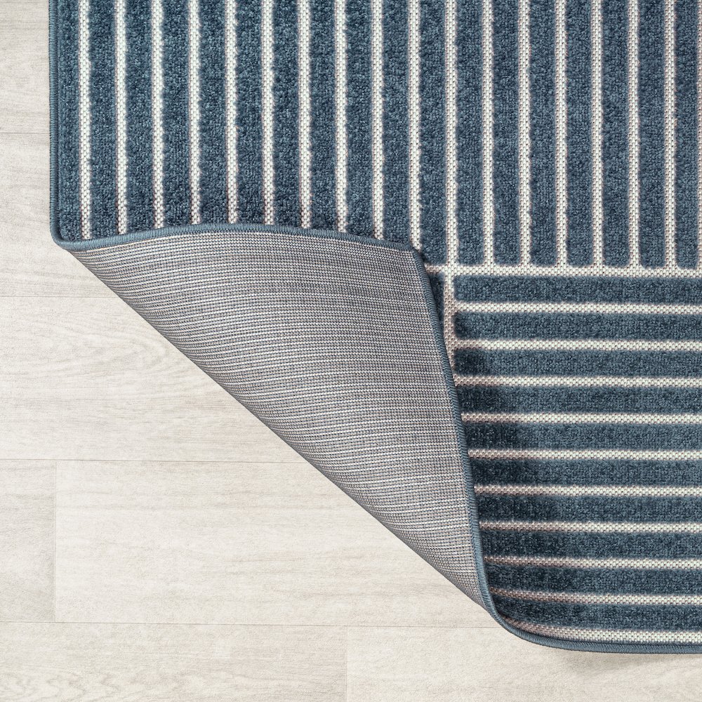 Nordby Geometric Arch Scandi Striped Area Rug