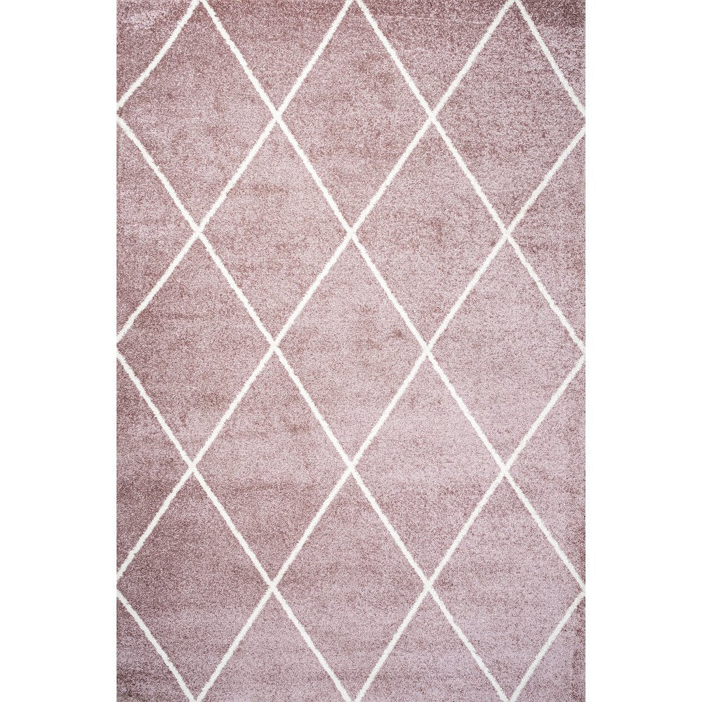 Cole Minimalist Diamond Trellis Area Rug