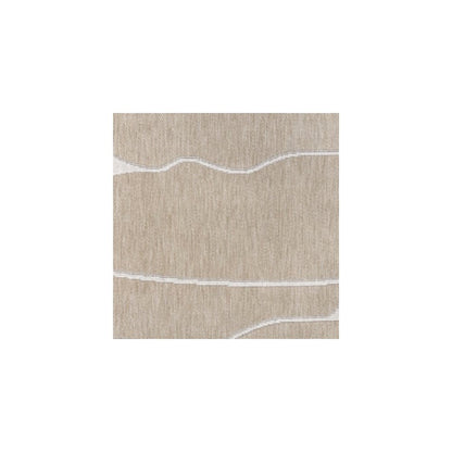 Beige/Cream 2 ft. x 8 ft. Indoor/Outdoor Shaped Runner Rug