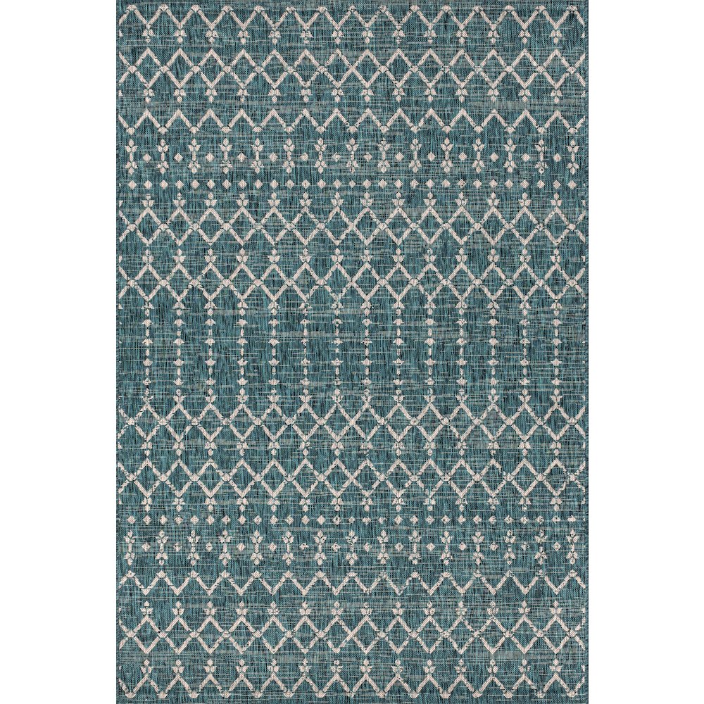 Ourika Moroccan Geometric Textured Weave Indoor/Outdoor Area Rug