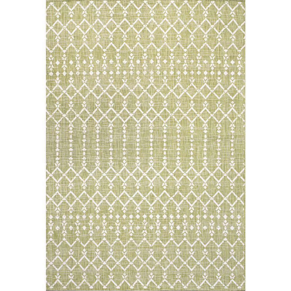 Ourika Moroccan Geometric Textured Weave Indoor/Outdoor Area Rug