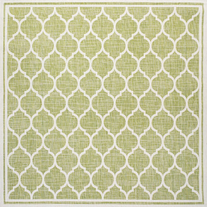 Trebol Moroccan Trellis Textured Weave Indoor/Outdoor Area Rug