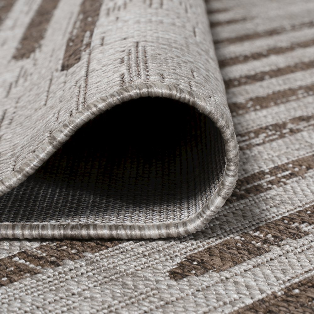 Zolak Berber Stripe Geometric Indoor/Outdoor Area Rug