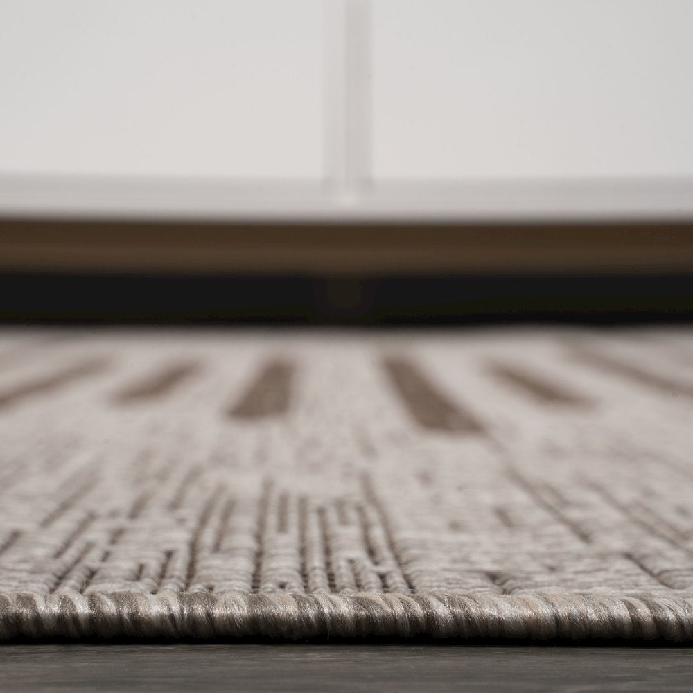 Zolak Berber Stripe Geometric Indoor/Outdoor Area Rug