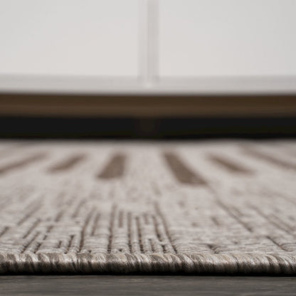 Zolak Berber Stripe Geometric Indoor/Outdoor Area Rug