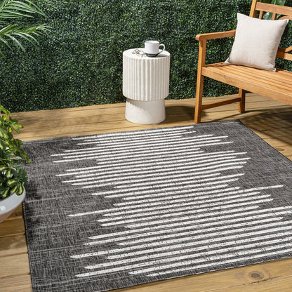 Zolak Berber Stripe Geometric  Indoor/Outdoor  Rug