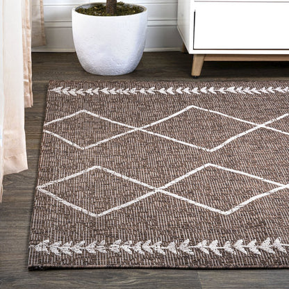 Derya Tribal Diamond Trellis Indoor/Outdoor Area Rug