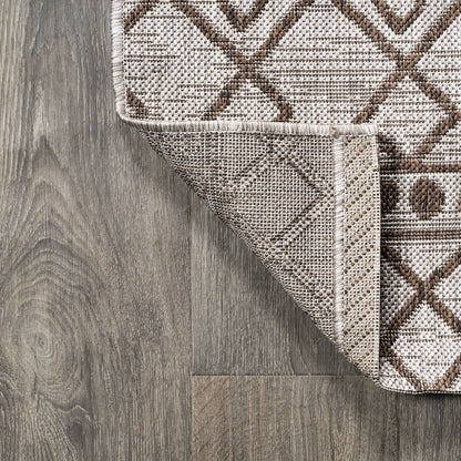 Kafel Tribal Bohemian Indoor/Outdoor Area Rug