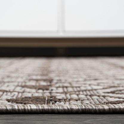 Kafel Tribal Bohemian Indoor/Outdoor Area Rug