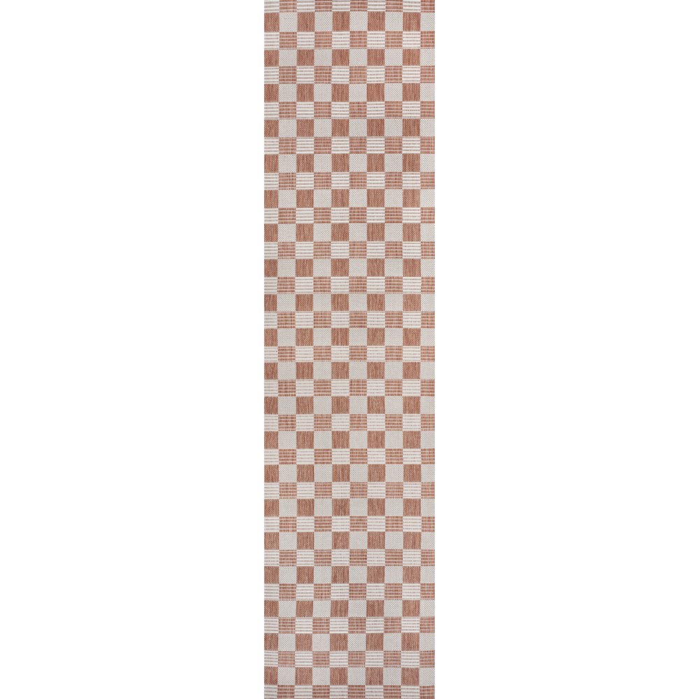 Aimee Traditional Cottage Checkerboard Indoor/Outdoor Area Rug