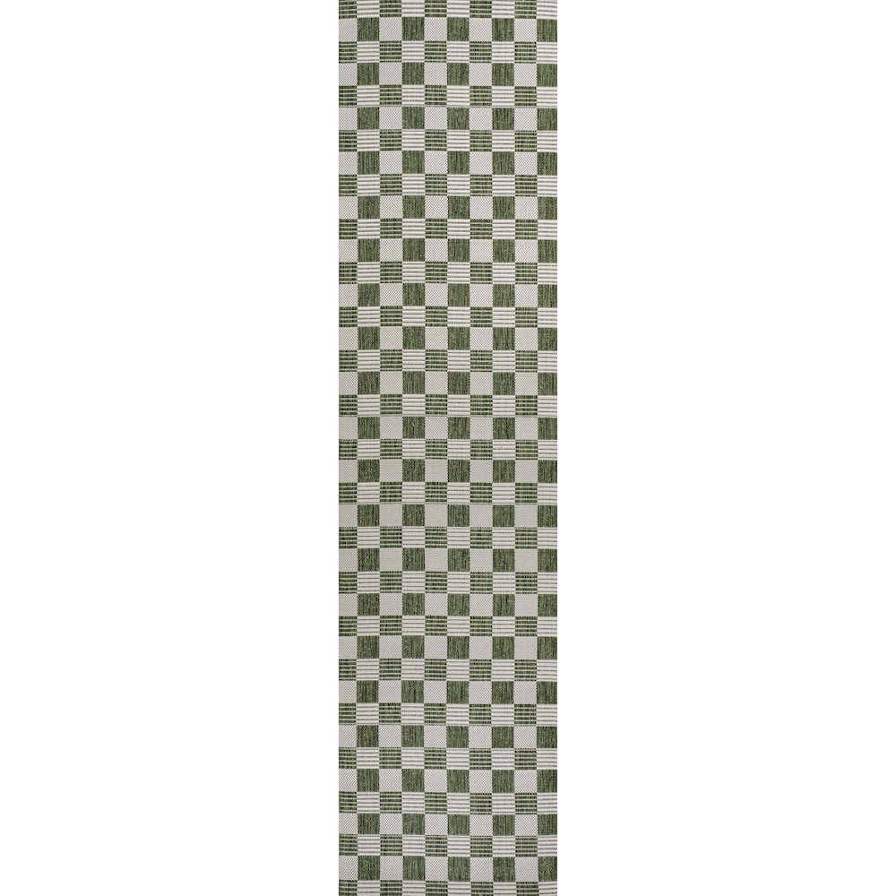 Aimee Traditional Cottage Checkerboard Indoor/Outdoor Area Rug