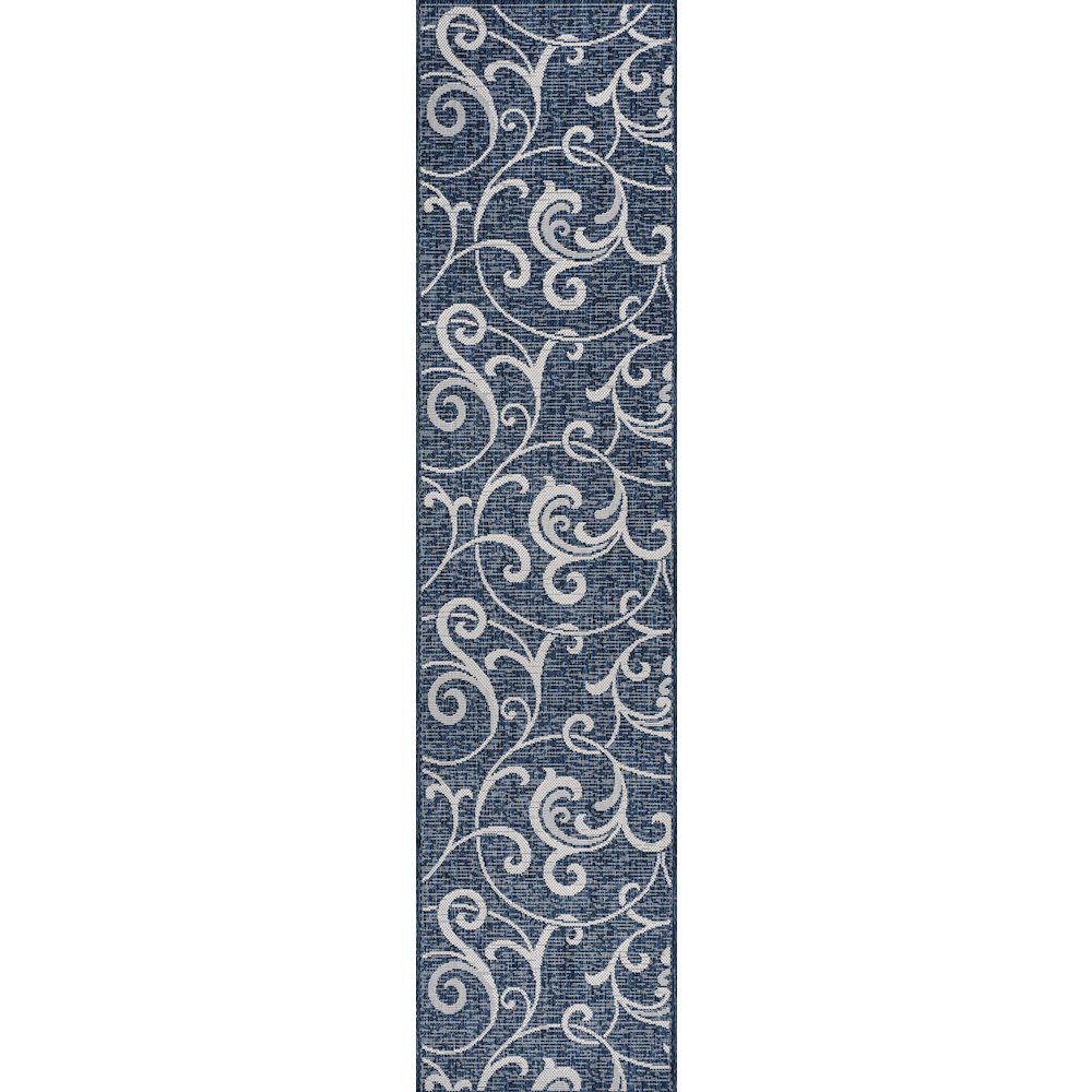 Maribel Traditional Classic All-Over Scroll indoor/Outdoor Area Rug