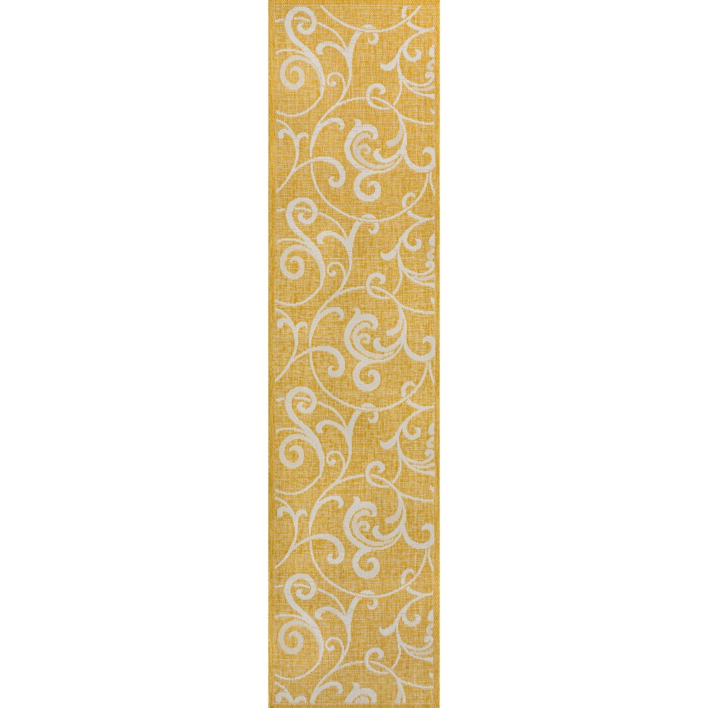 Maribel Traditional Classic All-Over Scroll indoor/Outdoor Area Rug