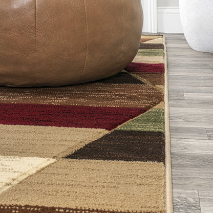 Kehoe Retro Diamonds Geometric Area Rug