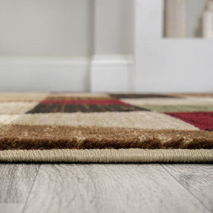 Kehoe Retro Diamonds Geometric Area Rug