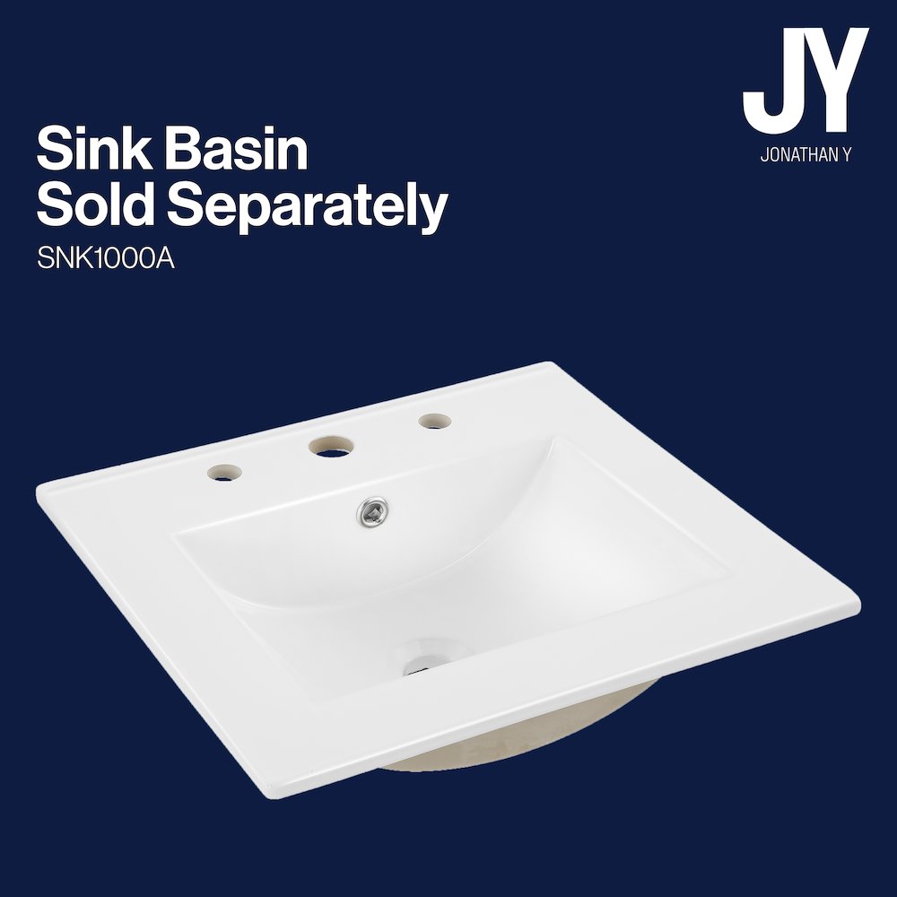 2-Shelf Bath Vanity Cabinet Only (Sink Basin Not Included)