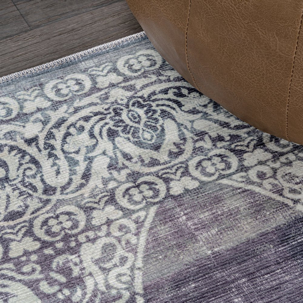 Regis Bohemian Medallion Machine-Washable Runner Rug