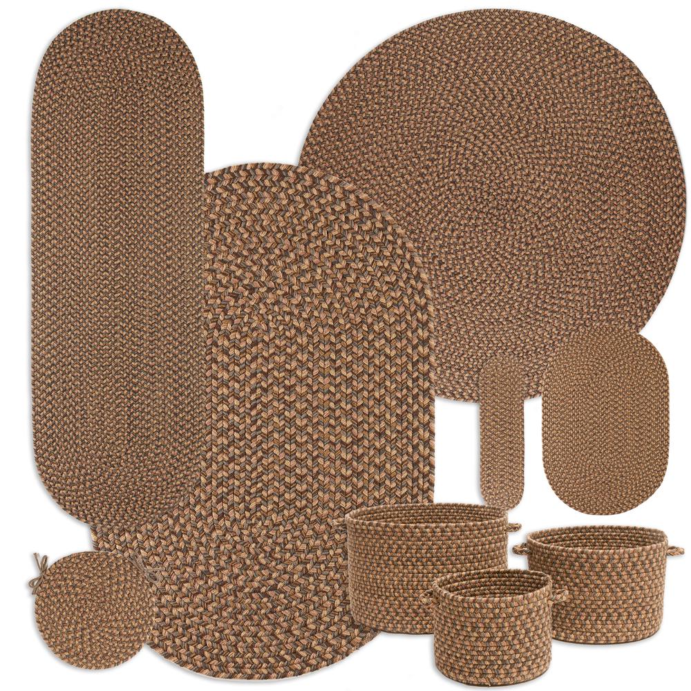 Camden Shades of Brown 18" x 12" Basket