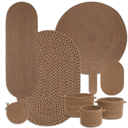 Camden Shades of Brown 18" x 12" Basket