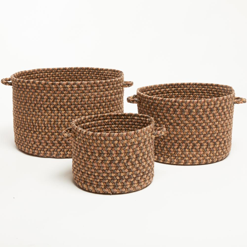 Camden Shades of Brown 18" x 12" Basket