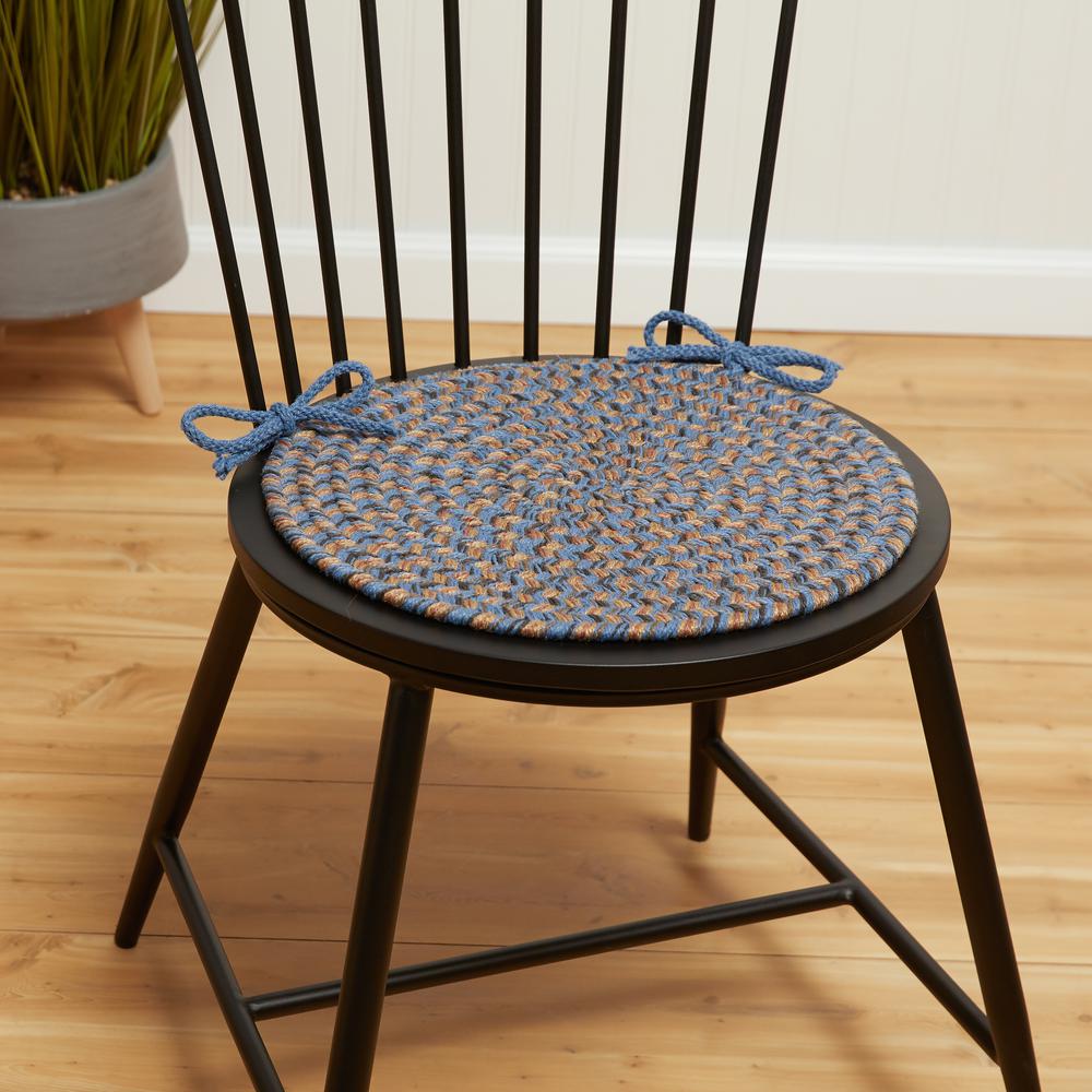 Camden Denim Blue Tweed 8X11 Oval