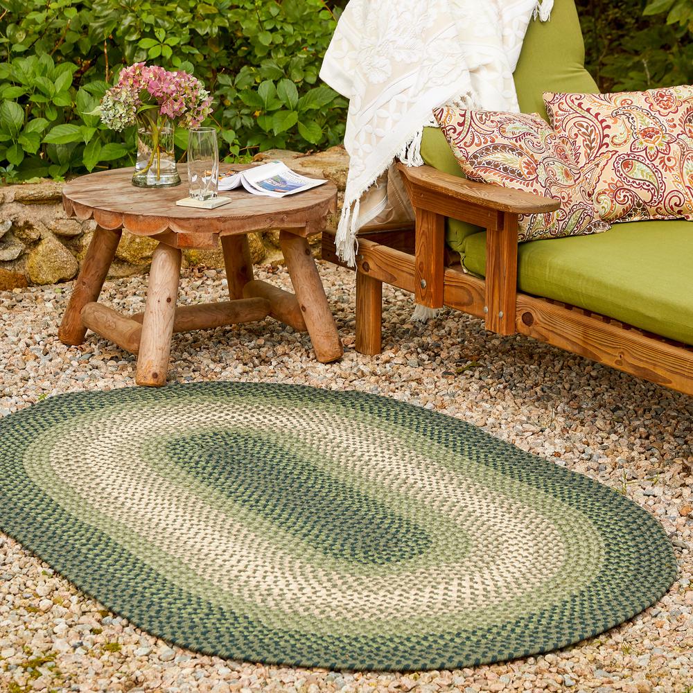 Twin River Green Multi 8' Round