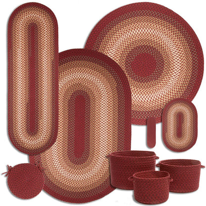 Twin River Red Multi 10' Round