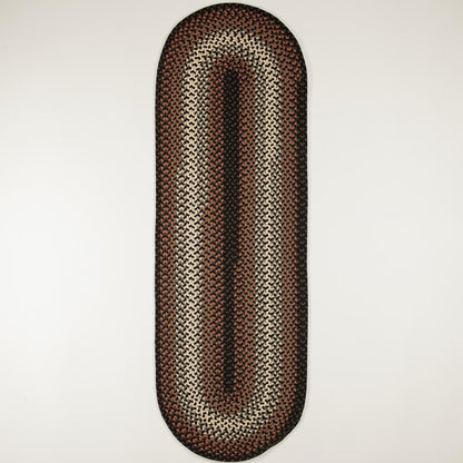 Twin River Black Multi 2X6 Runner