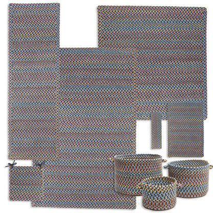 Woodstock Indigo Multicolor S/T's Set-of-13