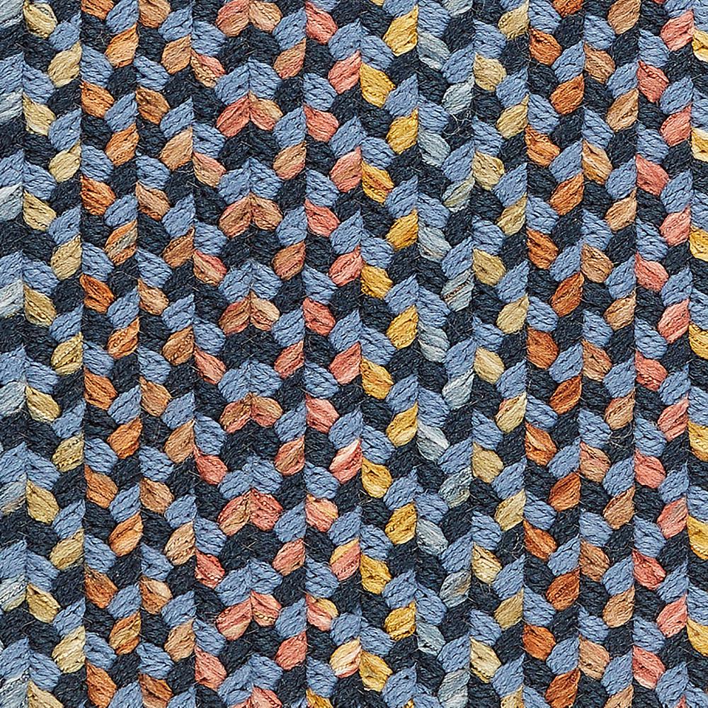 Woodstock Indigo Multicolor 8X11 Rectangle