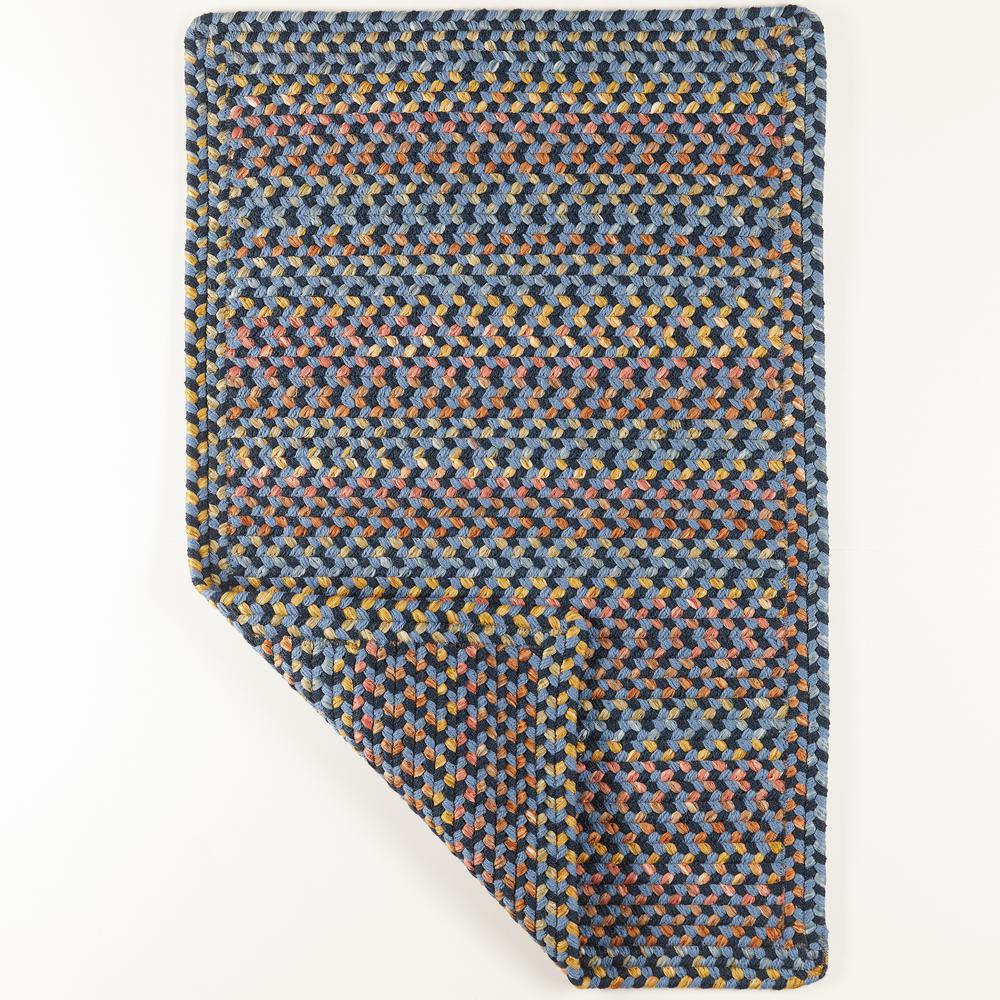 Woodstock Indigo Multicolor 8X11 Rectangle