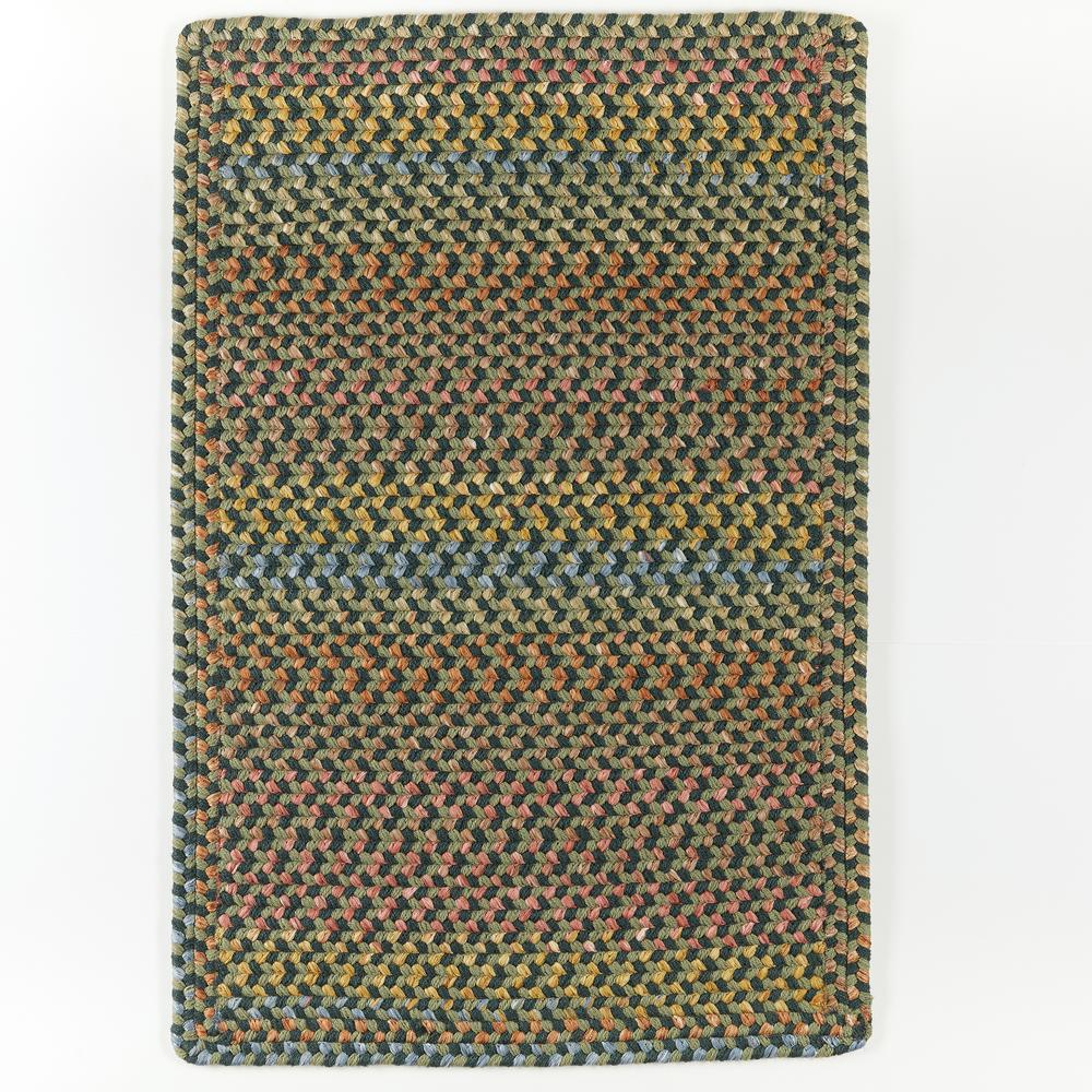 Woodstock Forest Multicolor 8X11 Rectangle
