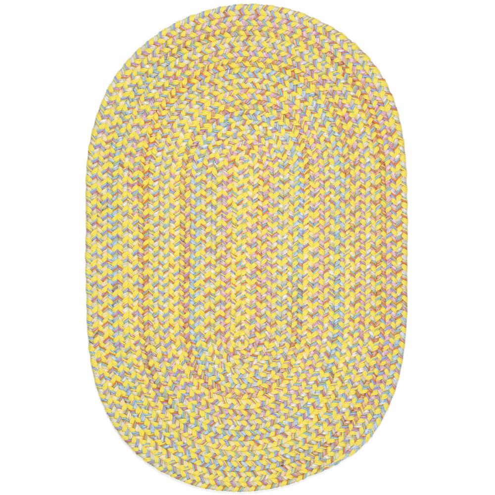 Playtime Yellow  Multi  2X3 Oval