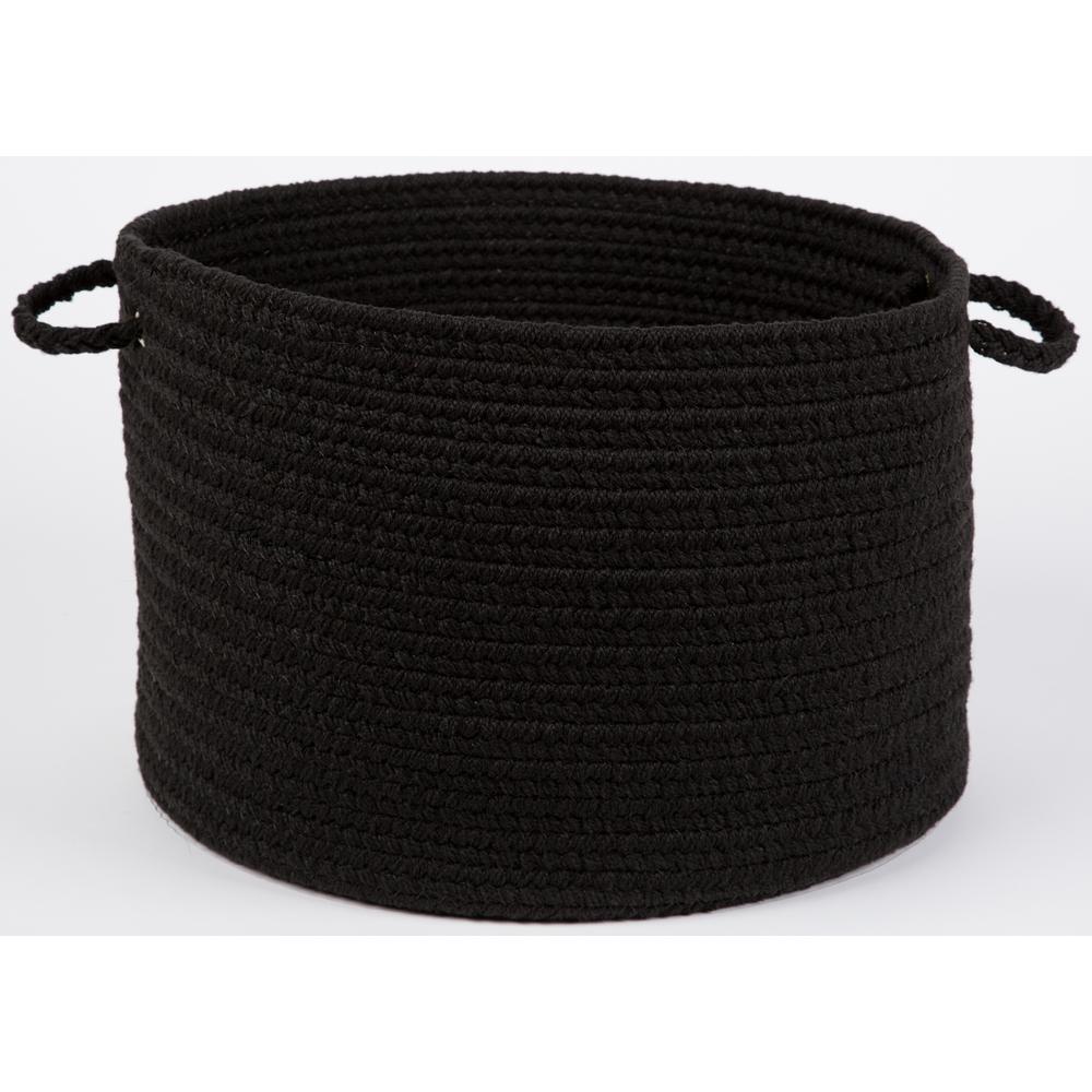 WearEver Black Poly 18" x 12" Basket