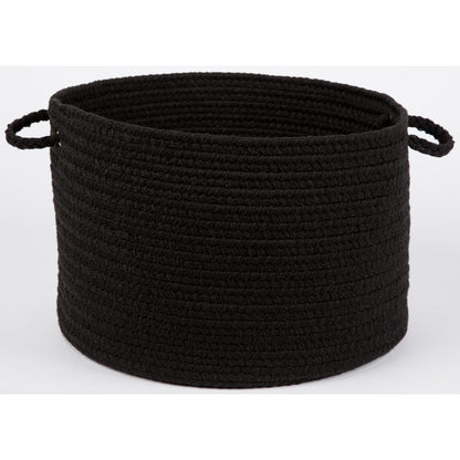 WearEver Black Poly 18" x 12" Basket