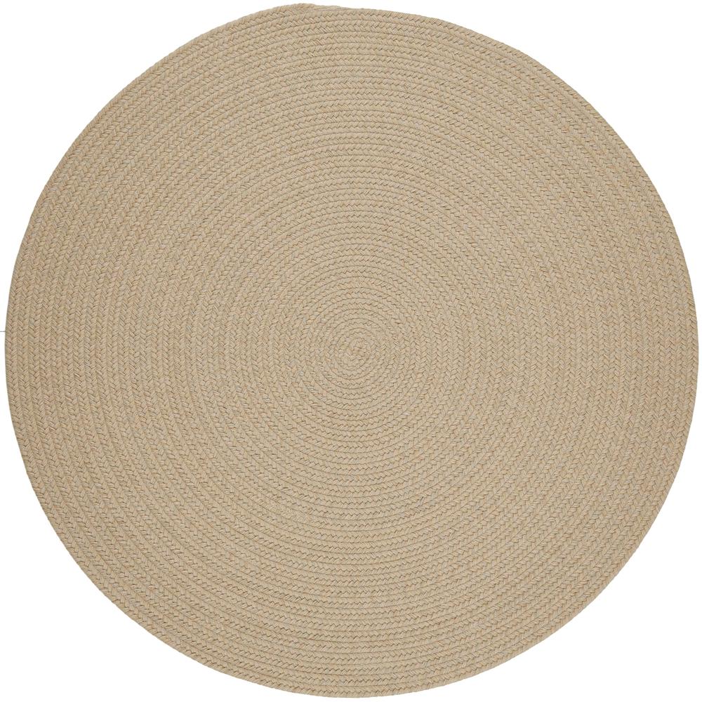 Solid Sand Wool 6' Round