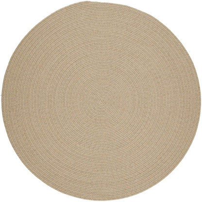 Solid Sand Wool 6' Round