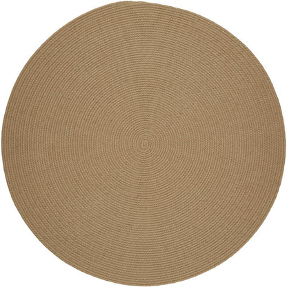 Solid Taupe Wool 4' Round
