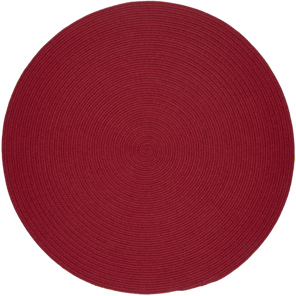 Solid Scarlet Wool 4' Round