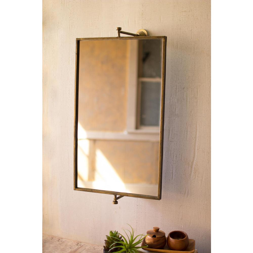 Rectangle Rotating Wall Mirror