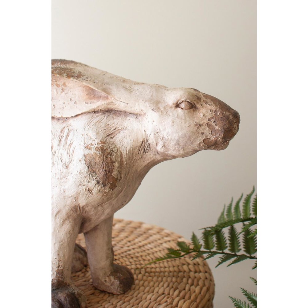 Faux Concrete Rabbit - Sitting